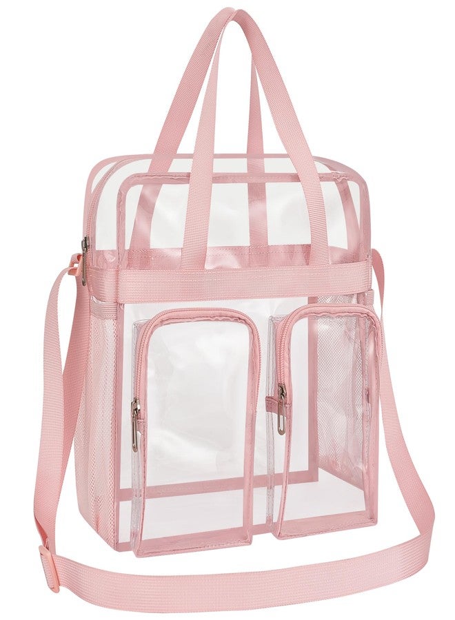 Oraben Clear Bag for Stadium Events 12x6x12 Clear Tote Bag for Women Transparent Lunch Bag for Work Sports Concert - Image 1